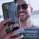 thumbnail image 3 of Funda para iPhone 11 con anillo magnético, funda protectora a prueba de golpes, soporte para cámara, sargento, soporte invisible, 3 of 3