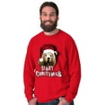 thumbnail image 5 of Funny Christmas Santa Bear Pun Long Sleeve TShirt Men Women Brisco Brands L, 5 of 6