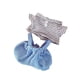 thumbnail image 3 of Ropa para muñecos de peluche de 20 cm, disfraces, accesorios para muñecos de peluche, moda para vestir raya blanca grisácea, 3 of 9