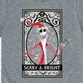 thumbnail image 3 of The Nightmare Before Christmas - Scary And Bright - Toddler And Youth Short Sleeve Graphic T-Shirt, 3 of 5