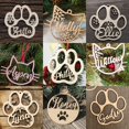thumbnail image 2 of Bolas de Navidad personalizadas para mascotas, colgantes de Navidad personalizados para mascotas, regalos de Navidad para perros y gatos, decoración para árboles de Navidad, 2 of 5