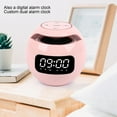 thumbnail image 4 of Haut-parleur, Haut-Parleur Horloge Fonction Radio Ronde pour Chambre, 4 of 7