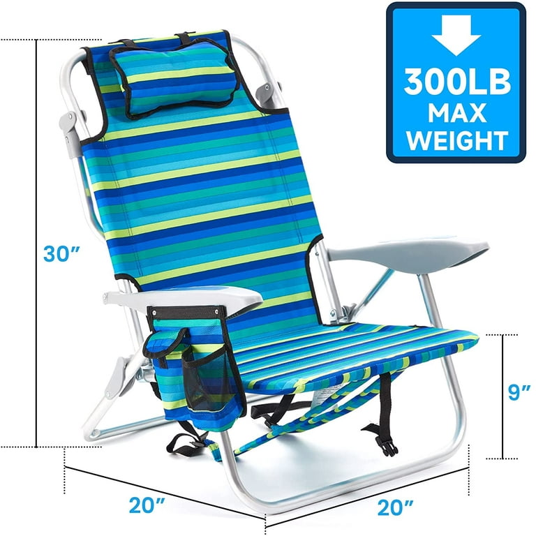 Ostrich Beach Chair Pack For Adults Position Lay Flat