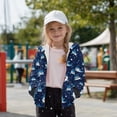 thumbnail image 3 of Uorisanigo Kids Full Zip Hoodie Hooded Sweatshirt with Pockets Soft Oversized Kawaii Shark Blue Hooded Sweatshirts Fluffy Furry Warm Shirt Casual Sweatshirt for Boys Girls, 3 of 7