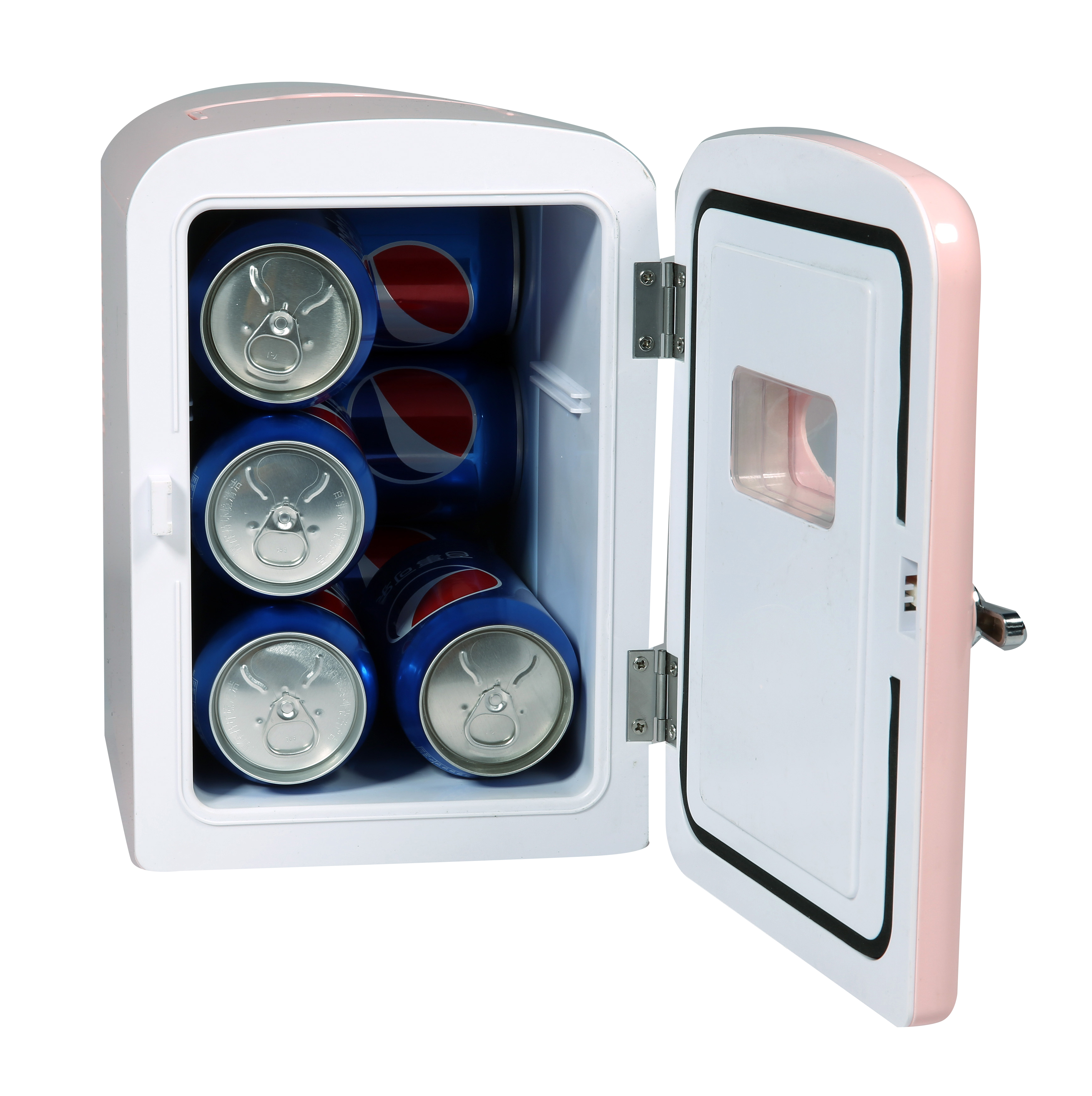 Frigidaire Portable Retro Extra Large 9-Can Capacity Mini Cooler, EFMIS175, Pink - image 4 of 10