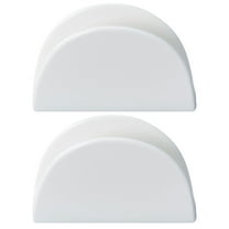 ifundom Farmhouse Kitchen Napkin Holders Ceramic White 2Pcs