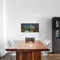 thumbnail image 2 of Global Gallery Mancini 'The Brooklyn Bridge and Twin Towers at Night' Canvas Wall Art, 2 of 4