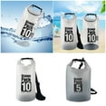 thumbnail image 2 of Compact Foldable Dry Bag with Removable Shoulder Strap Transparent PVC Construction For Beach Camping Water Adventures, 2 of 13