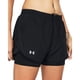 thumbnail image 3 of Shorts Under Armour Fly By 2 en 1 para Mujer, Negro, Talla Grande, 3 of 3