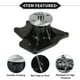 thumbnail image 4 of Bomba de agua Unique Bargains para Caterpillar Cat E306 E307B E307C No.ME993473/ME996789 con kit de anillo de goma, 4 of 6