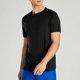 thumbnail image 3 of Ceisia Men's Gradient Printed Casual Elastic Sports Round Neck Activewear Top Gift, 3 of 7