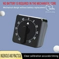 ILJNDTGBE Small Kitchen Timer Simple Fashion Portable 60 Minute Timer
