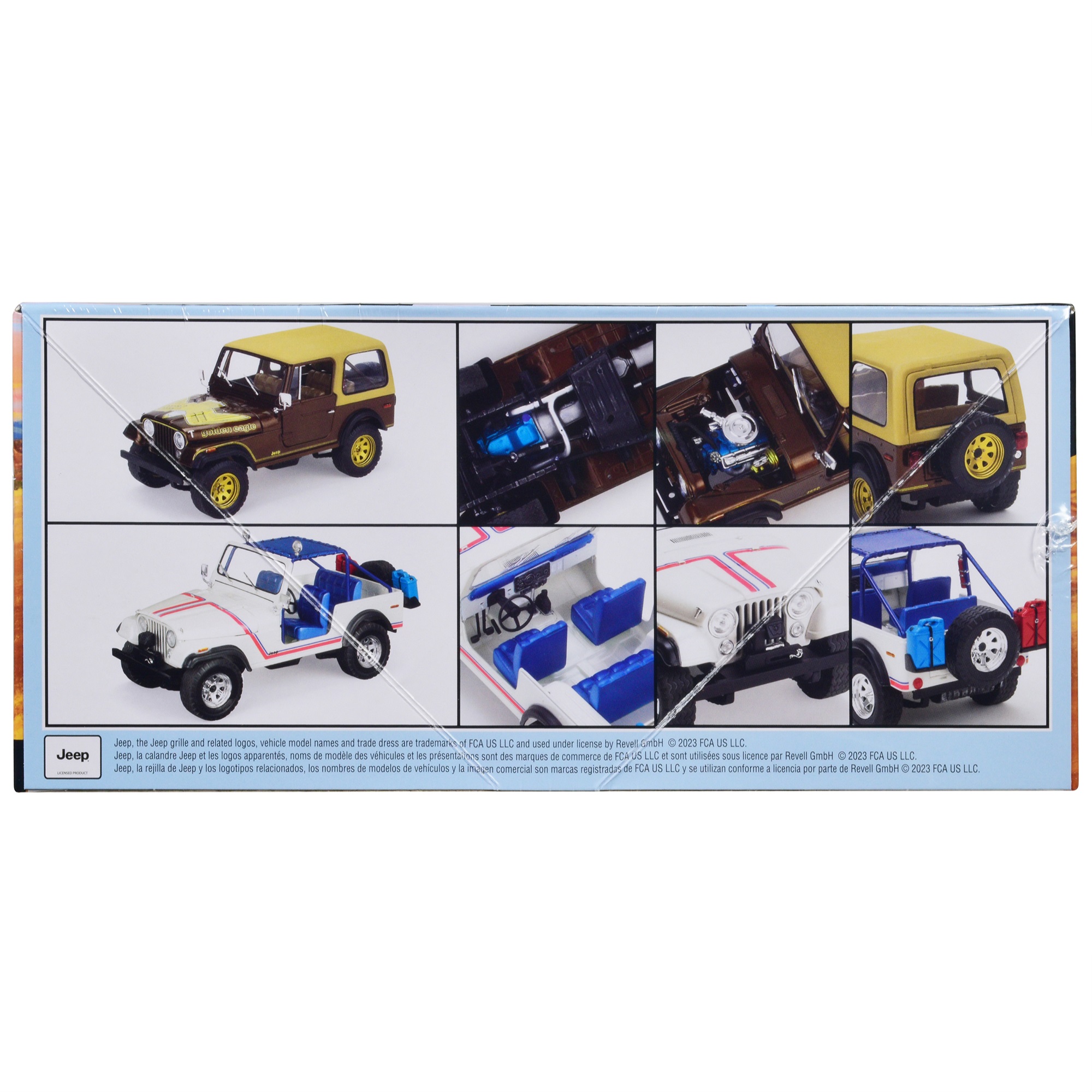 Revell Level 5 1977 Jeep CJ-7 2-in-1 Model Kit, 1:24 Scale