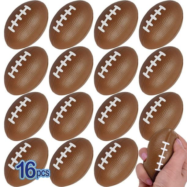 Foam Football AnapoliZ Mini, paquete de 16 unidades, 8,26 cm, regalo de fiesta