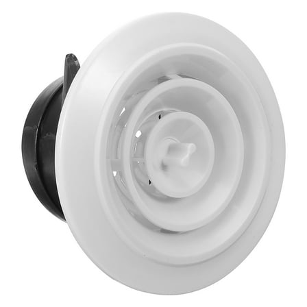 Ventilation Diffuser Round Ceiling Vent Cover Wall Mounted Air Conditioner Exhaust Fan White