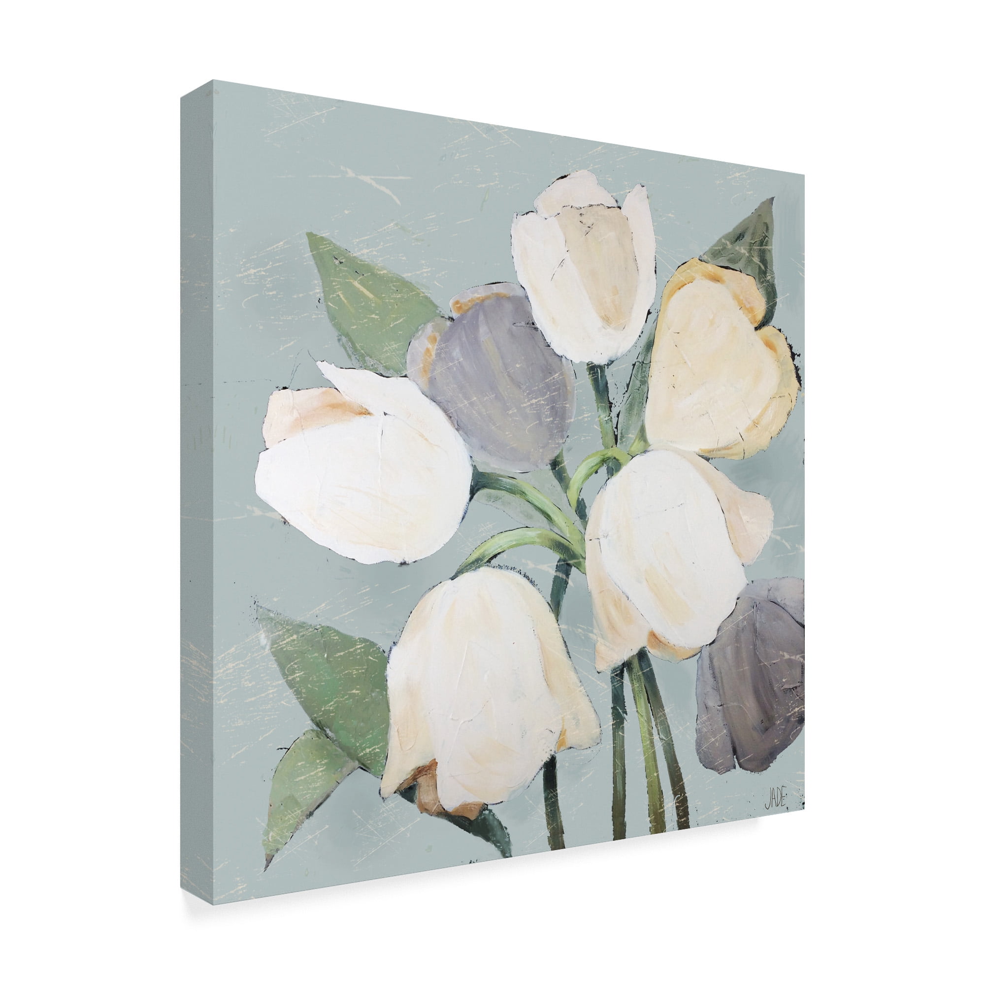 French Tulips I' Canvas Art by Jade Reynolds
