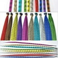 thumbnail image 3 of 50PCS Feather Hair Extension Kit With Synthetic Feathers 100 Beads Plier, 3 of 6