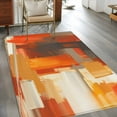 thumbnail image 3 of Kitchen Mats for Floor 3x5 Ft, Burnt Orange Brown Non Slip Area Rugs for Kitchen Bedroom Entryway, Farmhouse Ombre Abstract Mottled Art Washable Carpet Runner Rug Floor Mats for Bedroom Home Decor, 3 of 9