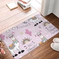 thumbnail image 5 of Balery No Drama Llama Doormat, Durable Flannel Fabric, Waterproof Stain and Fade Resistant, Low Profile,Indoor Outdoor Door Mats, Easy Clean Patio Entrance Mat, 16x24in, 5 of 9