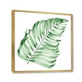 thumbnail image 3 of Designart 'Close Up Of Tropical Leaf Of Monstera II' Farmhouse Framed Canvas Wall Art Print, 3 of 5