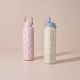 thumbnail image 7 of Thyme & Table 24oz Stainless Steel Cleo Bottle with Straw, Roses, 7 of 7
