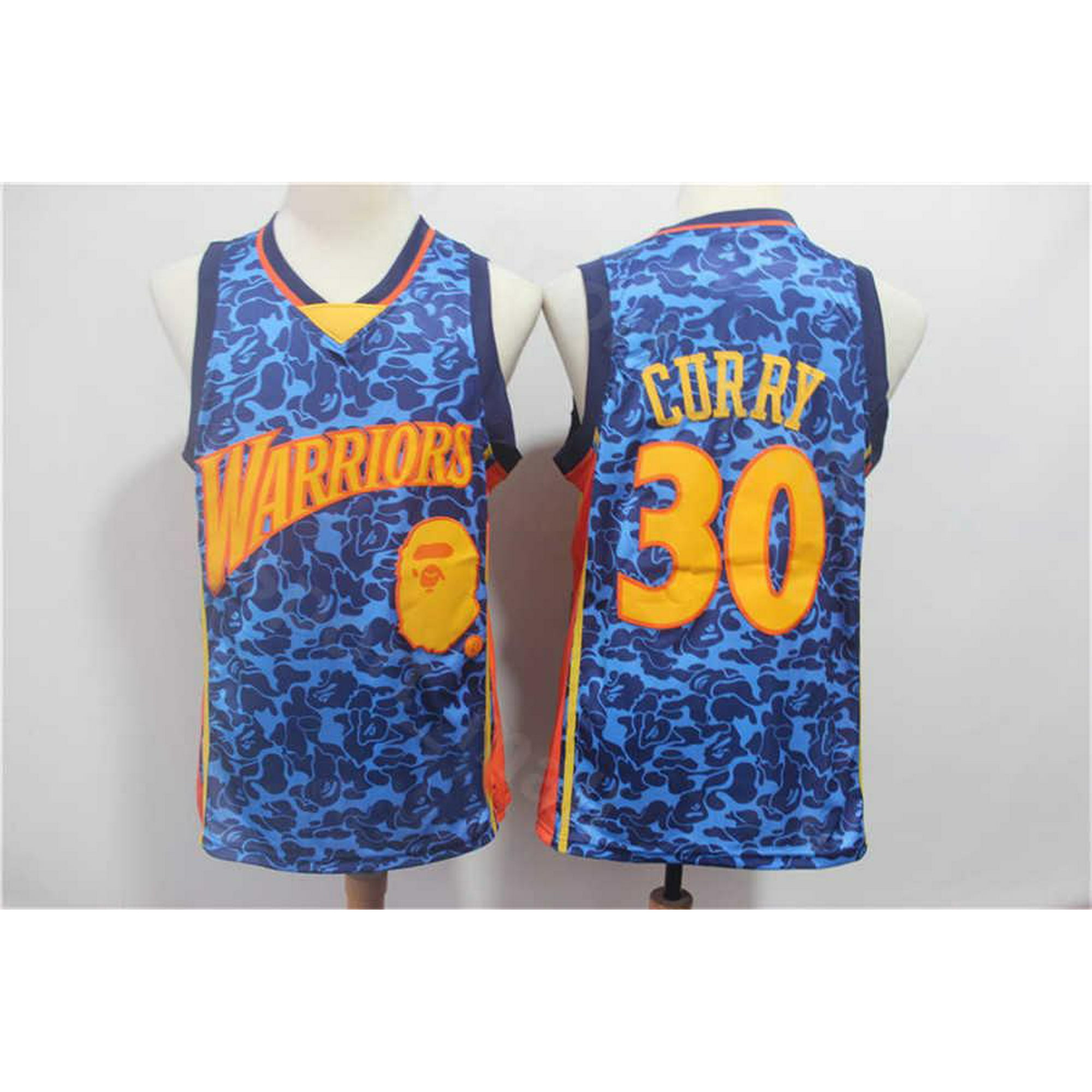 00's Stephon Curry Golden State Warriors Adidas Sleeved Swingman