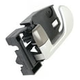 thumbnail image 3 of Interior Door Handle Compatible with 2004-2012 Mitsubishi Galant Front or Rear, Driver Side Silver With gray door lock button, 3 of 3