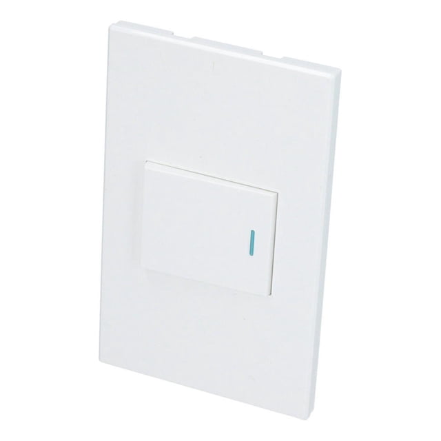 Placa Con Un Apagador De Escalera Blanco 1/2 Surtek SURTEK P621B