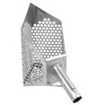 thumbnail image 6 of Dune Scoops Anaconda 11x6.5 Stainless Metal Detector SandScoop w/Hexagon Holes w/Handle, 6 of 20