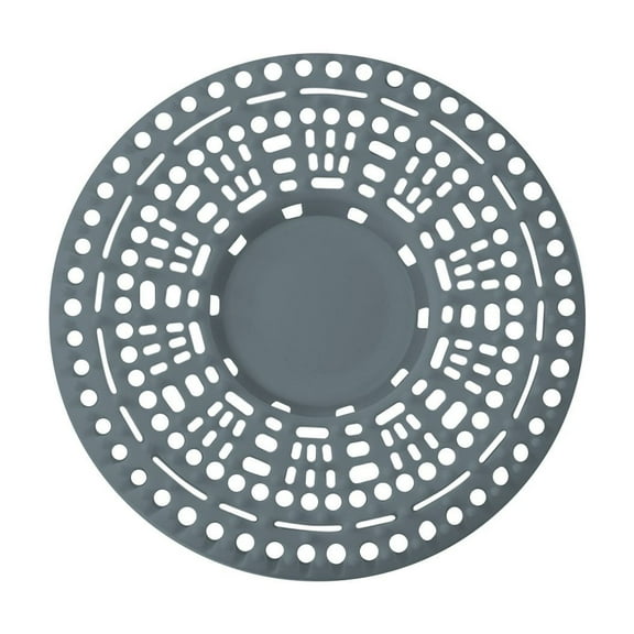 Shower Drain Hair Catcher - 2 Pack Flat Silicone Drain Cover for Shower, Bathtub & Sink