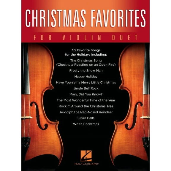 Christmas Favorites for Violin Duet, (Paperback)