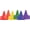 Multicolors, variant on Champion Sports 12" High Visibility Flexible Vinyl Cone for Athletics, Practices and Social Events, Yellow