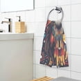 thumbnail image 3 of Yayeee 100% Cotton Hand Towels for Bathroom 16" x 28" Soft Absorbent Kitchen Towel, Brown Abstract Eagle, 3 of 7