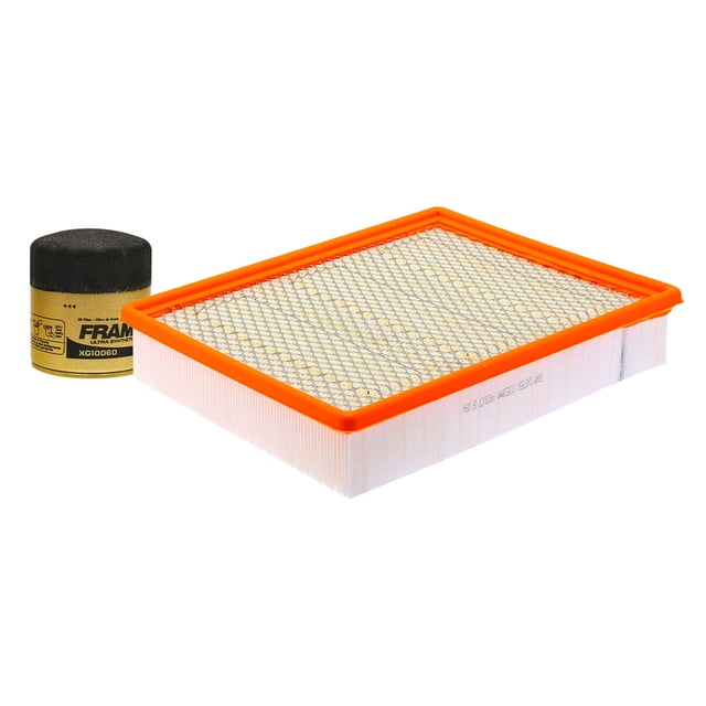 Kit De Filtro de Aire y Filtro de Aceite Sintético 2 PIEZAS Compatible con Chevrolet Suburban 3500 Hd V8 6.0L del 2016 al 2019