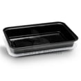 thumbnail image 2 of Contenedores para Alimentos Reutilizables (24 Pz), Diseño Rectangular con Tapa Transparente Para Microondas, Congelador y Lavavajillas Fáciles de Limpiar, Apilables y Ecológicos (28 onzas), 2 of 9