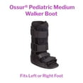 thumbnail image 2 of Ossur Black Walking Boot Surgical Shoe for Children, for Right or Left Foot, Medium, 1 Ct, 2 of 5