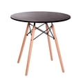 thumbnail image 1 of Mesa De Comedor Redonda Estilo Eames Minimalista Moderna negro 6.49 pulg Pido Todo E-MDCR4M-WH, 1 of 6