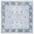 thumbnail image 2 of SAFAVIEH Arizona Orville Oriental Machine Washable Area Rug, Light Grey/Grey Green, 6' x 6' Square, 2 of 13