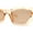 Peach Brown, variant on Womens Mod Thick Plastic Chunky Cat Eye Sunglasses Peach Brown