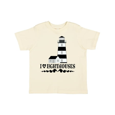 

Inktastic I Love Lighthouses Gift Toddler Toddler Girl T-Shirt