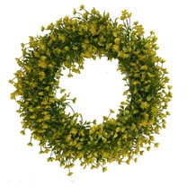 Unique Bargains Boxwood Wreaths for Front Door Fall Decorations Farmhouse Wreaths Yellow