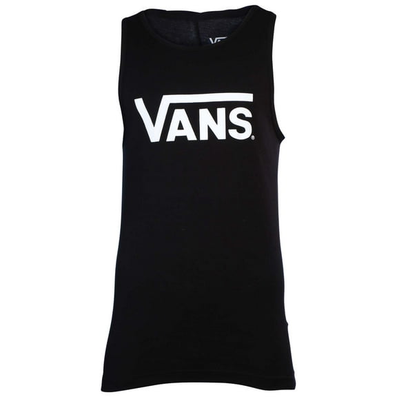 Vans Men's Classic Logo Skateboarding Tank Top-Black