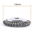 thumbnail image 4 of Weeding Wheel Disc Type Twisted Wire Wire Wheel Specially Used For Lawn Mowers 6 inches, 4 of 9