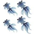 thumbnail image 2 of 4pcs Embroidered Patches Goldfish Design Clothes Patches DIY Clothes Decor, 2 of 7