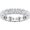 Platinum, variant on Houston Diamond District 5 Carat (ctw) Round Diamond Ladies Eternity Wedding Anniversary Stackable Ring Band Value Collection Platinum Size-5