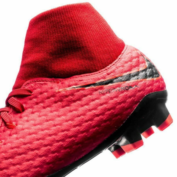 Nike Hypervenom III Nike DF FG - Red/Black 12 -