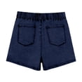 thumbnail image 3 of DHFJKG Womens Denim High Waist Skirts With Built In Shorts Asymmetrical Wrap Stretch Casual Mini Skorts Versatile Skirt, 3 of 3