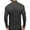 Gray, variant on Fall Shirts for Men High-neck Bottoming Shirt Long-sleeved Solid Color Thickened T-shirt