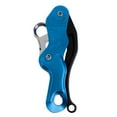 thumbnail image 2 of Outdoor Rock Climbing Descender Self Braking Rappelling Gear for Downhill Blue, 2 of 9
