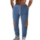 thumbnail image 2 of Ceisia Men Solid Color Corduroy Drawstring Pants Elastic Waist Tapered Leg Gift Trousers, 2 of 3